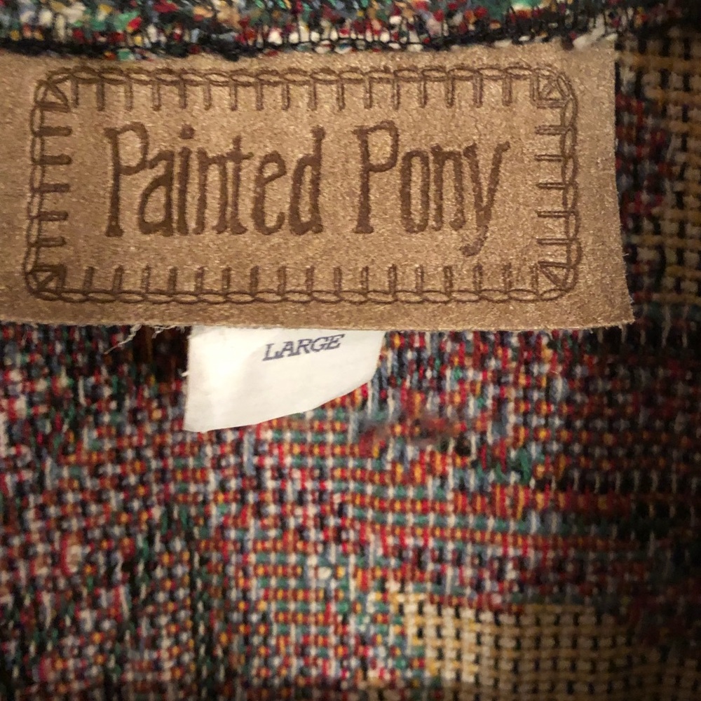 ❌SOLD❌Anthro Vintage Painted Pony  Jacket - Picture 4 of 4